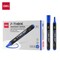 Deli THINK Permanent Marker, Chisel Tip, Blue, Waterproof, 12PK EU10130 - alternate 1