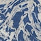 Homeroots 8' X 10' Navy Blue Gray And Ivory Abstract Washable Indoor Outdoor Area Rug 600111 - alternate 7
