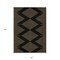 Homeroots 5' X 8' Black And Beige Geometric Washable Indoor Outdoor Area Rug 598723 - alternate 6
