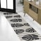 Jonathan Y Allison Classic Beach Stripe and Monstera Leaf Black/Beige 2 ft. x 8 ft. Indoor/Outdoor Runner Rug TSN400A-28 - alternate 7