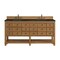 James Martin Vanities Malibu 72" Double Vanity, Amber Birch, w/ 3 CM Phantome Eclos Top 505-V72-AMB-3PHT - alternate 1