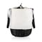 Picnic Time Family Of Brands Coronado Canvas and Willow Basket Tote, White Canvas with Black Accents 203-00-179-000-0 - alternate 5