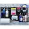 Triton Products (2) Square Hole Pegboards W/ Mounting Hardware, Epoxy 18-Gauge Steel, Black, 18" W x 36" H LB18-BK - alternate 7