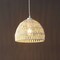 Jonathan Y Campana 10.25" 1-Light Bohemian Modern Woven Rope/Iron LED Pendant, Cream JYL6513C - alternate 10