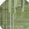 Homeroots 8' Green And Gray Round Striped Washable Indoor Outdoor Area Rug 602775 - alternate 9