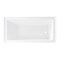 Kingston Brass 60-Inch Acrylic Rectangular 3-Wall Alcove Tub with Anti-Skid Surface, Right Hand Drain Hole VTAP6031R22T - alternate 5