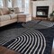 World Rug Gallery Contemporary Arch Design Area Rug 7 ft 10 in x 10 ft Black WR94BLACK8X10 - alternate 6