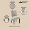 Manhattan Comfort 6-Piece Beever Dining Chair and Arm Chair in Taupe 6-DC103-TP - alternate 6