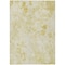 Homeroots 3' X 5' Gold Wheat And Ivory Floral Washable Indoor Outdoor Area Rug 583106 - alternate 7