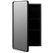 Basicwise Cabinet, Black, 25 in H, 15.5 in W QI004699.BL - alternate 9
