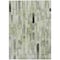 Homeroots 8' X 10' Green And Gray Striped Washable Indoor Outdoor Area Rug 615521 - alternate 7