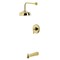 Kingston Brass Single-Handle Pressure Balanced Tub and Shower Faucet, Polished Brass KB6332AL - alternate 1