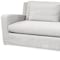Homeroots 93" Light Gray Slipcovered Fabric Sofa With Toss Pillows 607323 - alternate 4