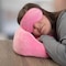 Home-Complete Travel Pillow Set Memory Foam Pillow, Fleece Blanket, and Eye Mask Travel Essentials, Pink HT-TRVL2-PNK - alternate 5
