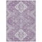 Homeroots 5' X 8' Lavender Plum And Ivory Medallion Washable Indoor Outdoor Area Rug 589045 - alternate 8
