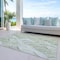Homeroots 10' X 14' Sage Artichoke Green And Mint Green Geometric Washable Indoor Outdoor Area Rug 589247 - alternate 8