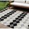 Homeroots 9' X 12' Black Ivory And Beige Geometric Washable Indoor Outdoor Area Rug 597876 - alternate 1