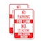 Signmission No Parking Fire Lane - No Estacione Zona Contra Incendi, 18'' X 24'', Heavy Gauge Aluminum, 2PK A-1824-2PACK-23729 - alternate 1