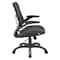 Office Star Products Ventilated Seating Mesh Seat and Back Manager's Chair, Black 69906-3 - alternate 3