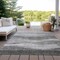 Homeroots 5' X 8' Gray And Charcoal Abstract Washable Indoor Outdoor Area Rug 604978 - alternate 7
