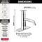 Delta Trinsic Single Handle Bathroom Faucet 558-LPU-DST - alternate 3