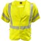 Reflective Apparel ANSI Type R Class 3 Dual-Certified AR/FR Solid Vest with "D" Ring Access, 9.1 cal/cm2 510FRGS-LM-MD - alternate 1