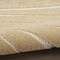 Homeroots 4' X 6' Ivory Orange And Blue Indoor Outdoor Area Rug 527628 - alternate 9