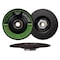Ipa Diamond Grinding Wheel, Contour Type 29, 4-1/2 in Dia, 5/8 in Thick, 36 Grit 8150 - alternate 1