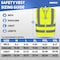 Neiko High Visibility Safety Vest with Reflective Strips, X-Large, Neon Yellow, Zipper Front For Safety 53942A - alternate 5