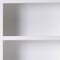 Homeroots White Solid Wood Four Tier Bookcase 397125 - alternate 5