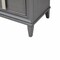 Homeroots 29" Dark Gray Solid Wood and Wood Two Drawer Nightstand 399260 - alternate 5