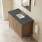 James Martin Vanities Kinnsden 48" Single Vanity, Weathered Oak w/ 3 CM Parisien Bleu Silestone Top D680-V48-WTO-3PBL - alternate 9