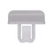 Auveco Chrysler Moulding Clip, White Nylon, 50PK 21835 - alternate 2