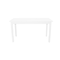 Homeroots 48" White Solid Wood Dining Table 548868 - alternate 1
