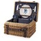 Picnic Time Family Of Brands NCAA Rhode Island Rams Champion Picnic Basket for 2, Large Wicker Picnic Set 208-40-138-934-0 - alternate 1