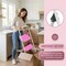 Wrightmaster 2-Step Folding Steel Step Stool, 7 ft. Reach with Non-Marring Feet, 330 lbs. Capacity, Pink Zoro1172FA - alternate 9