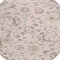 Homeroots 8' Pink Green And Gray Round Floral Washable Indoor Outdoor Area Rug 597838 - alternate 7