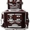 Homeroots 7" Silver Metal Robot Shaped Sculpture 392437 - alternate 7