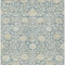 Homeroots 5' X 8' Sky Blue And Beige Floral Washable Indoor Outdoor Area Rug 603450 - alternate 9