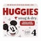 Huggies Snug and Dry Diapers, Size 4, 22 lbs to 37 lbs, 148PK 51518 - alternate 1