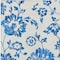 Homeroots 9' X 12' White And Denim Blue Floral Washable Indoor Outdoor Area Rug 589516 - alternate 8