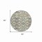 Homeroots 8' Sage And Off White Round Geometric Washable Indoor Outdoor Area Rug 608995 - alternate 7