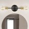 Jonathan Y Jaxon 13.25" 2-Light Industrial Farmhouse Iron LED Vanity, Oil Rubbed Bronze/Brass Gold JYL7574A - alternate 8