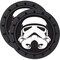 Plasticolor Round With TrueColor Star Wars Stormtrooper Black PVC Without Coaster Holder Set Of 2 000665R01 - alternate 1
