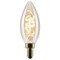 Satco 5.5 Watt C11 LED 2000K CCT Candelabra Base Clear Glass Amber coil Filament Dimmable 120 Volt S14219 - alternate 6
