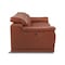 Homeroots 72in Camel And Silver Italian Leather Power Reclining Loveseat 477568 - alternate 7