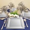 Smarty Had A Party 13" Silver Square Edge Beaded Disposable Paper Charger Plates (120 Plates), 120PK 2690-SS-CASE - alternate 8