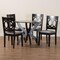 Baxton Studio Rita Modern Grey and Dark Brown Finished Wood 5-Piece Dining Set 250-9400-10902-ZORO - alternate 9