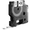 Dymo Rhino Permanent Poly Industrial Label Tape, 0.37" x 18 ft, White/Black Print 18482 - alternate 3