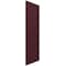 Ekena Millwork True Fit PVC Two Equal Flat Panel Shutters, Wine Red, 12W x 42H, PR TFP101FPF12X042WR - alternate 8